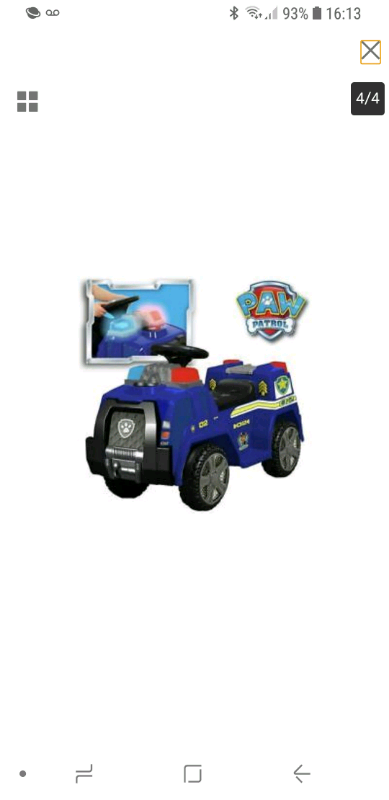 paw patrol electric jeep